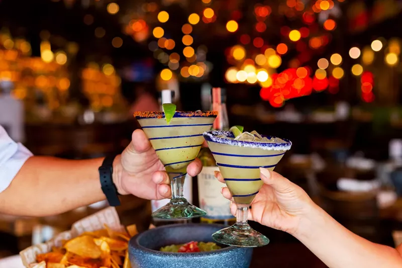 Image: Margarita's flow during Rocco's Taco's happy hour.