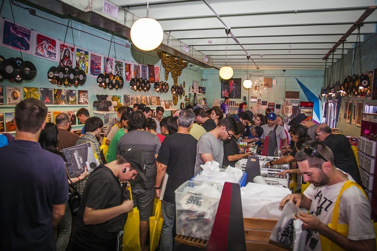 Record Store Day 2015 at Sweat Records.