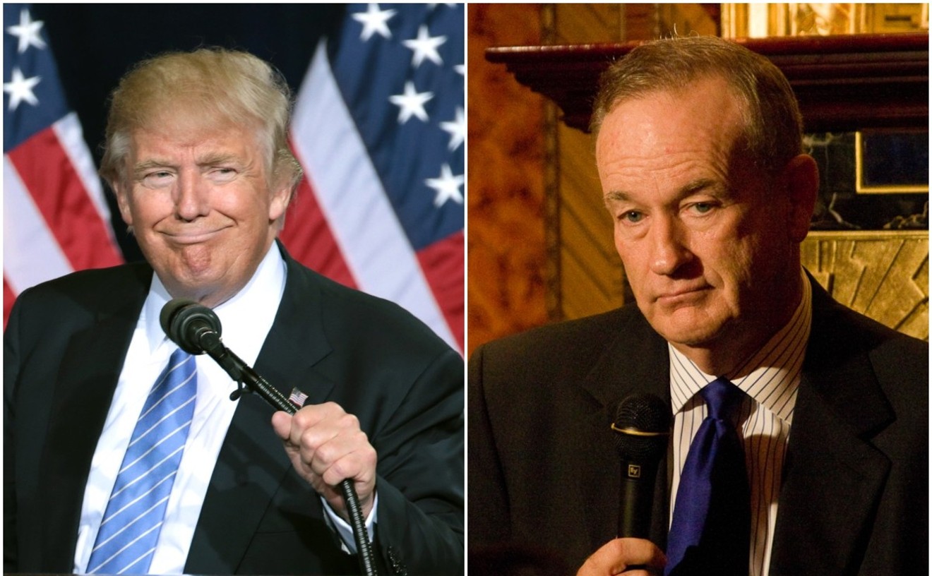 Accused Sexual Harasser Donald Trump to Tour With Accused Sexual Harasser Bill O'Reilly