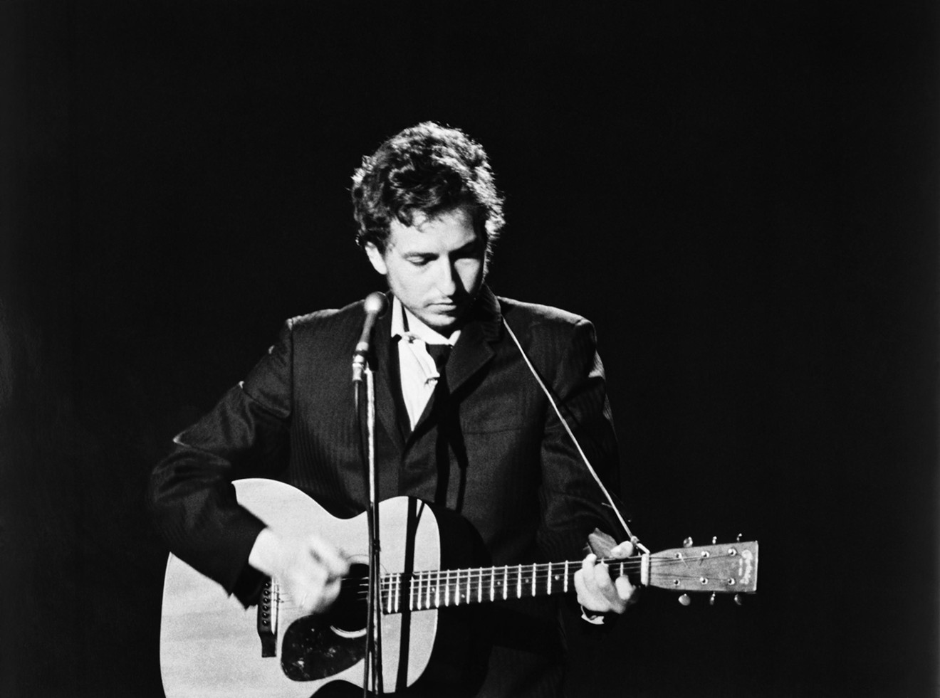 Bob Dylan on The Johnny Cash Show at Ryman Auditorium in Nashville on June 7, 1969.