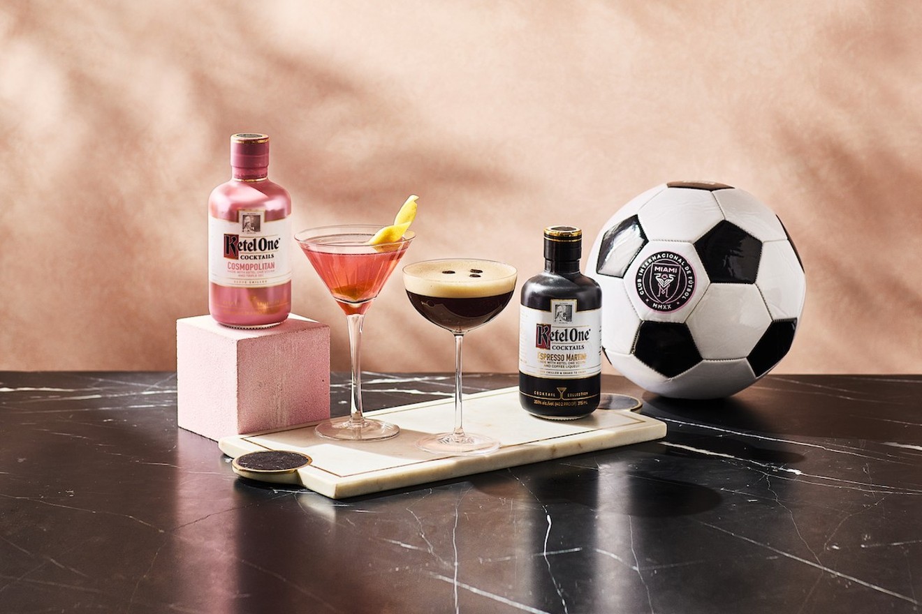 Ketel One will serve up premade cosmopolitans and espresso martinis at Chase Stadium.