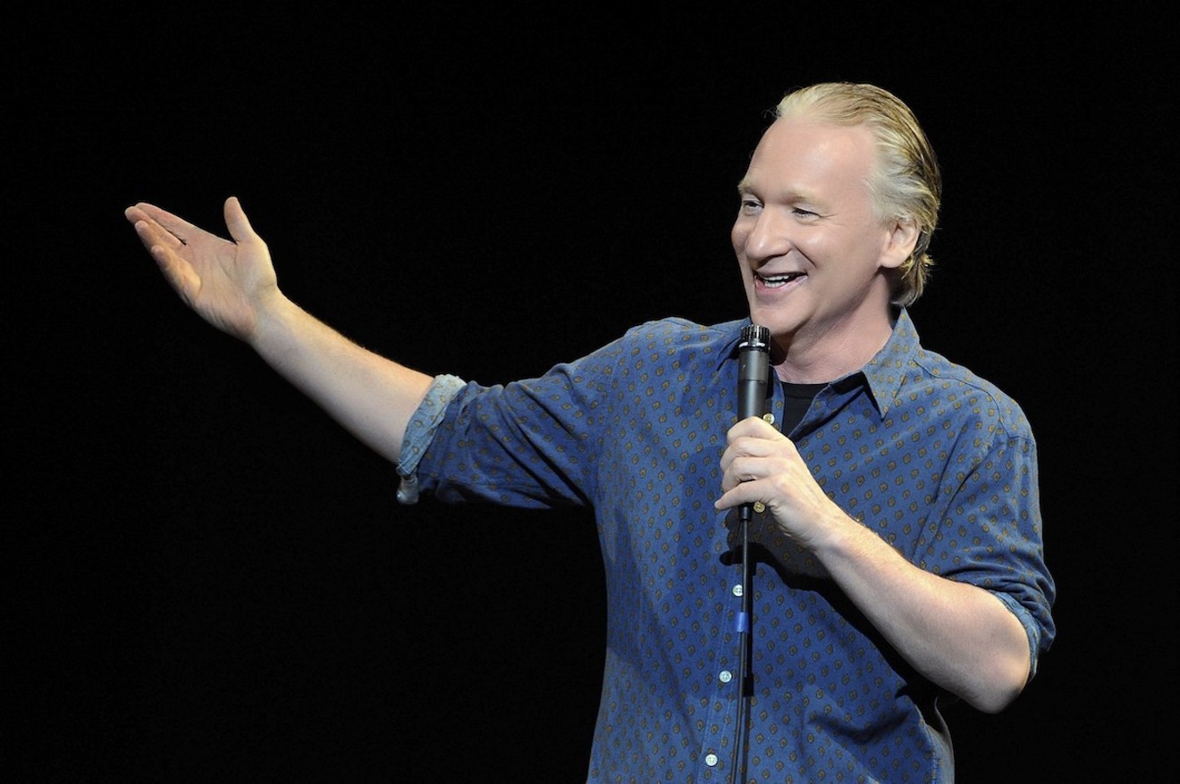 Bill Maher is filming his latest HBO special at the Fillmore Miami Beach.