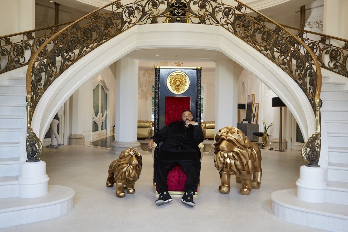 DJ Khaled, king of his castle.