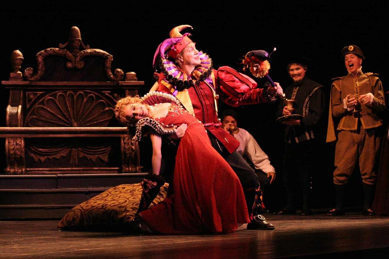 A scene from Florida Grand Opera's production of Verdi's Rigoletto.