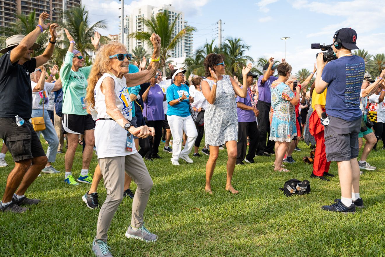 In May 2022 in Fort Lauderdale, 1,308 competitors participated in what's now considered the largest game of freeze dance, according to the Guinness World Record.