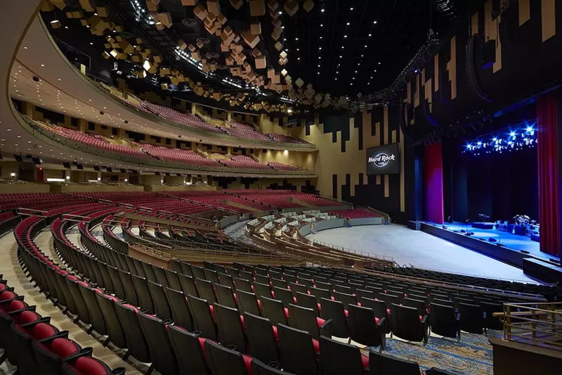 Image: Hard Rock Live is the 7000-seat venue at the Seminole Hard Rock Hotel & Casino in Hollywood.