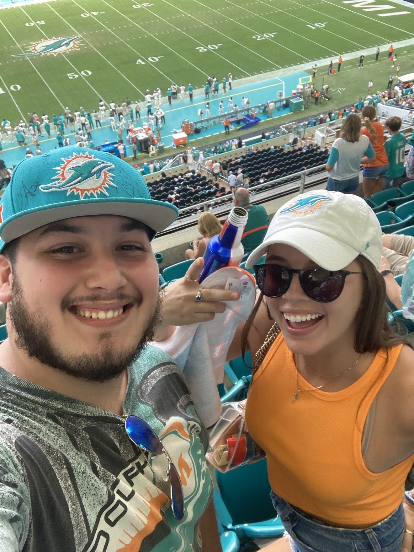 Omar Sicle is on a journey to find the infamous Dolphins girl from section 347.