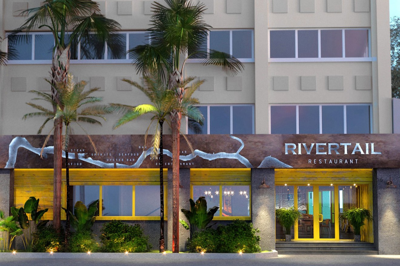 A rendering of new Las Olas Riverfront restaurant Rivertail.