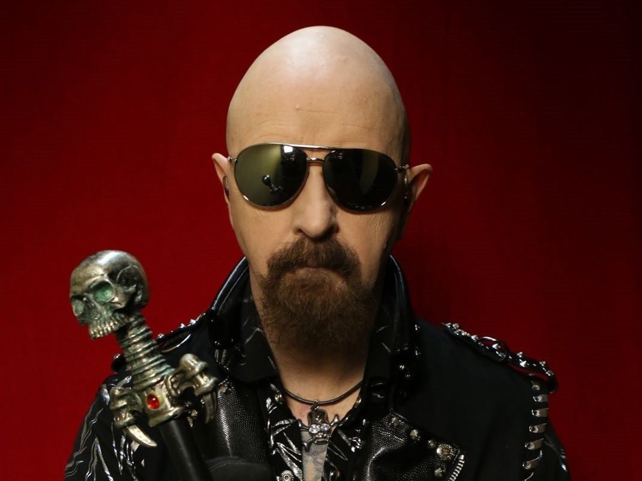 Rob Halford of Judas Priest: The scariest guy you will ever see in a kitty T-shirt.