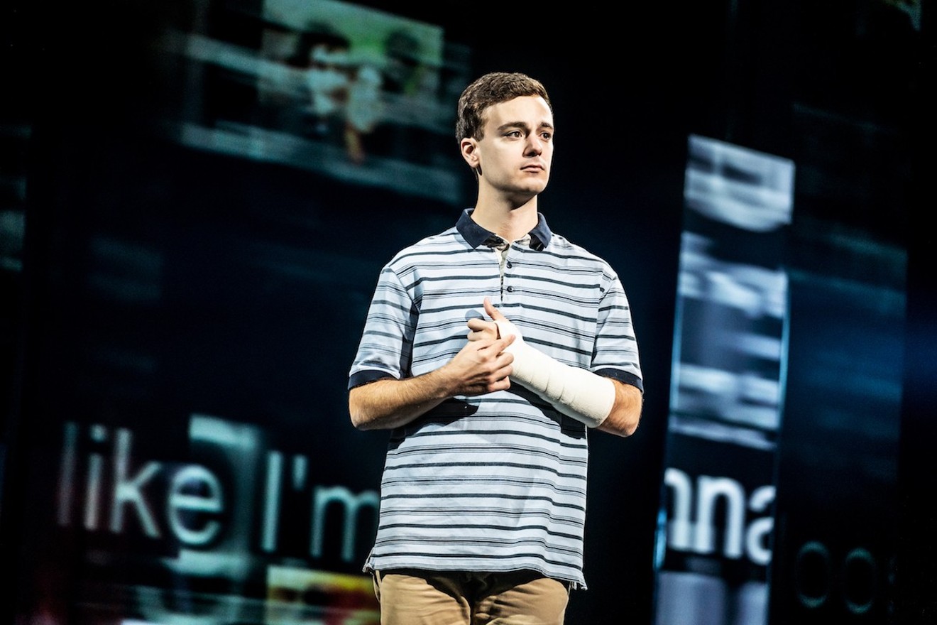 Miami actor Stephen Christopher Anthony plays the lead, Evan Hansen, in the touring production of Dear Evan Hansen.