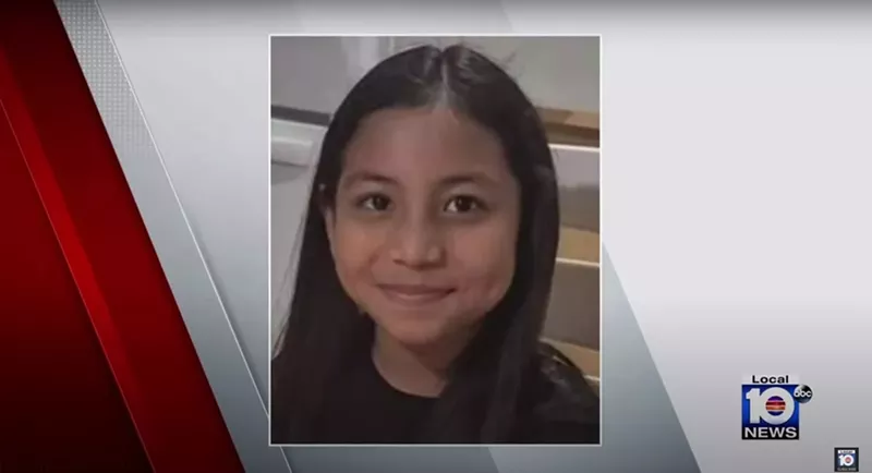 Image: Yaneliz Munguia, a 10-year-old from Miami, was killed after being struck by celebratory gunfire on New Year's Eve.