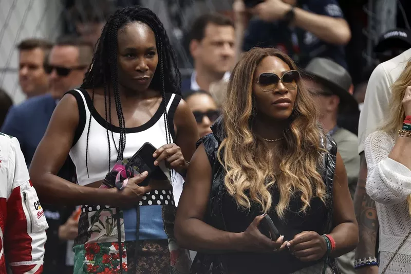 Invest locally: Venus and Serena Williams at the 2023 F1 Grand Prix of Miami