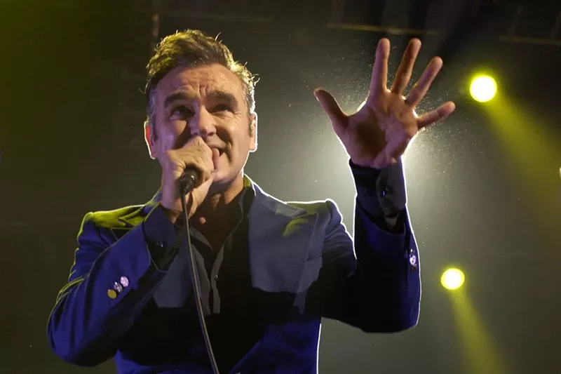 Image: Morrissey will take the stage at Hard Rock Live on May 17.