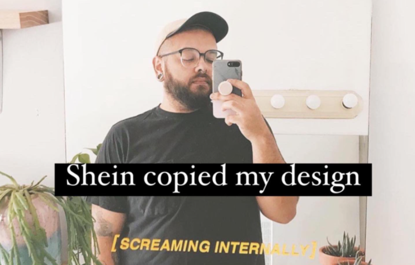 Miami artist Danny Brito says global fashion brand Shein copied his design for a vinyl sticker without crediting him.