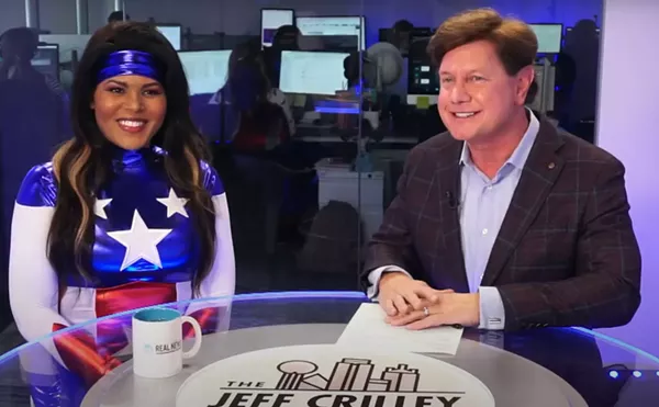 Image: South Florida Congressional Candidate Says Biden Is a Mask-Wearing Robot