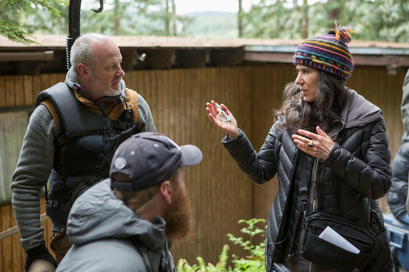 Director Debra Granik (right), whose Leave No Trace is her first narrative feature film since 2010’s Winter’s Bone, says, "America is convulsing, and this story is bringing up these hard-hitter ideas. What do we need to be happy? Can we be happy with less?"