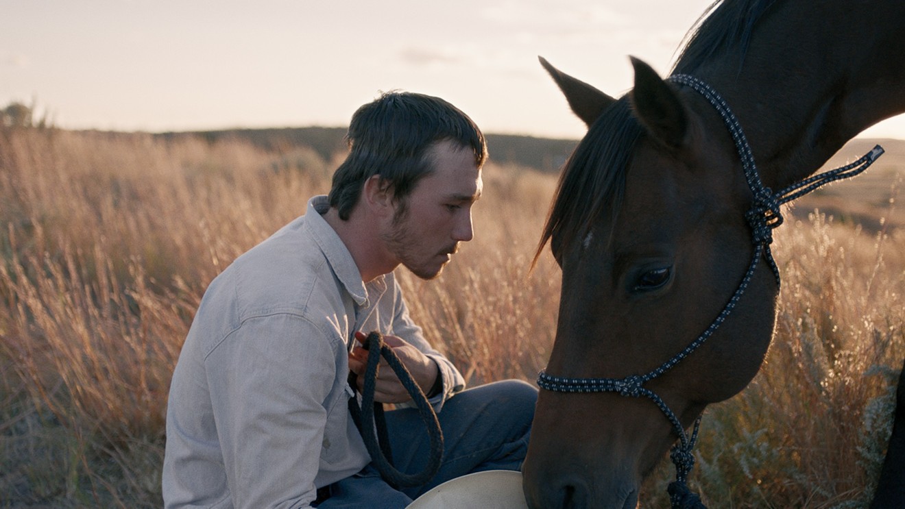 In Chloe Zhao’s The Rider, real-life rodeo star Brady Jandreau basically plays himself, a young hotshot who’s been sidelined by a grave injury and wrestles with a future devoid of the one activity that gives him meaning.