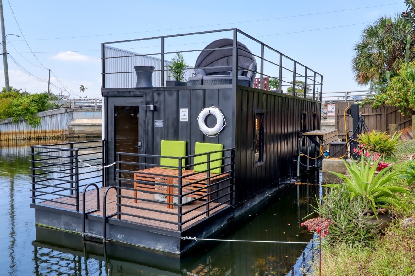 The Hauser Boat, shown above, is intended to be a cost-effective, hurricane and rising sea-level-resistant floating home, says developer Michael Saavedra.