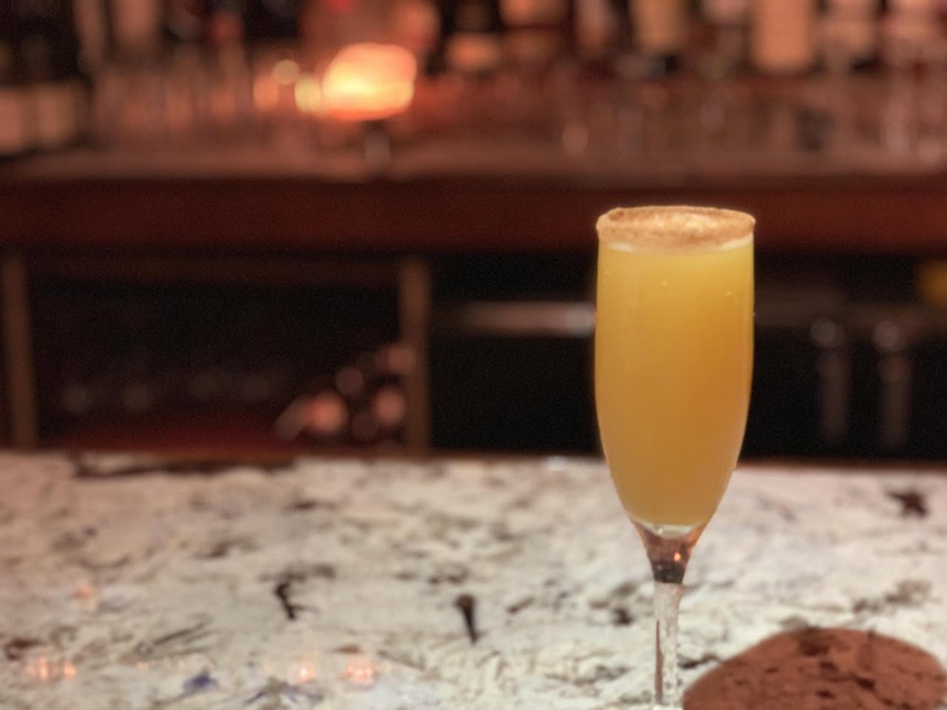 Apple Cider Mimosa - COURTESY OF DECK 84.