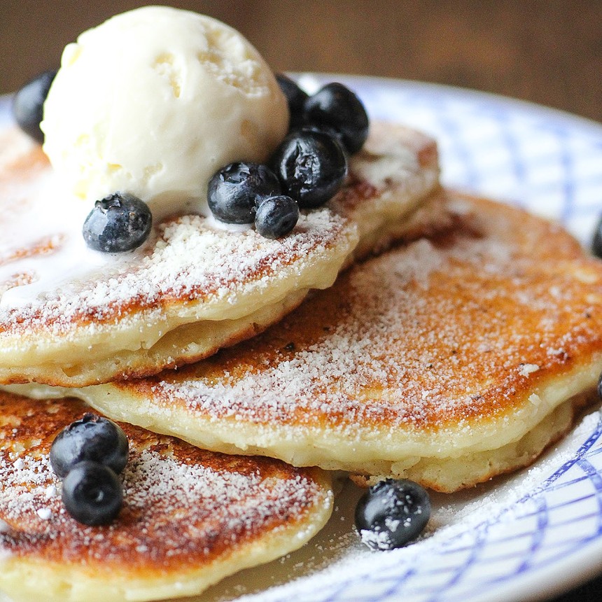 Grato's blueberry and ricotta pancakes - THINK.SHOP