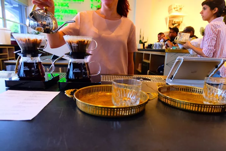 Some of the best coffee from sea to shining sea is served upon the Kalita Wave at All Day. - PHOTO COURTESY OF ALL DAY