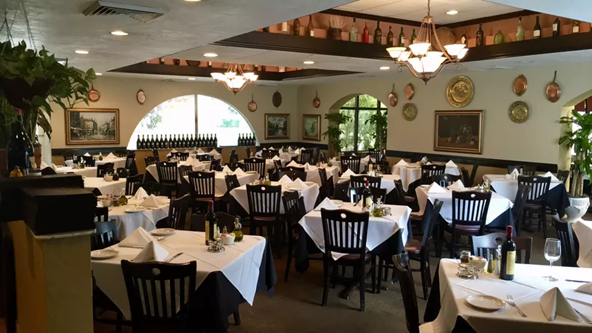 A pillar of Pompano's food scene, Gianni's now offers a full bar selection. - PHOTO BY ANTHONY GENTILE