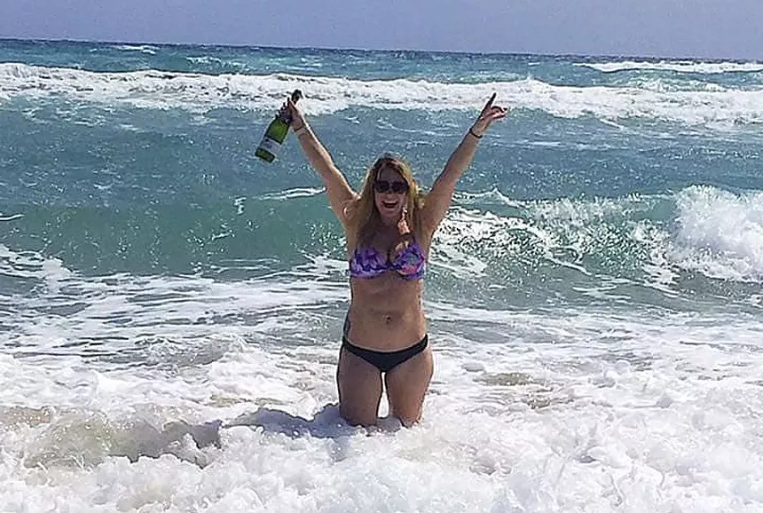 The last photo of 21-year-old Brooke Preston before she was stabbed to death the next day. - PHOTO BY RANDY HERMAN JR.
