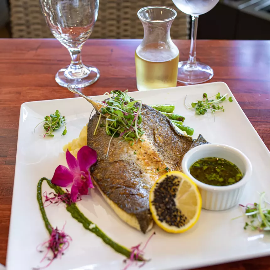 Branzino Mediterraneo will be served as part of Talento's classic Italian dinner on Christmas Day. - PHOTO COURTESY OF TALENTO RESTAURANT