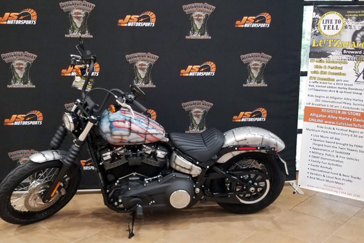 Lutzapalooza will hold a raffle Saturday for a chance to win a Harley. - PHOTO COURTESY OF LIVE TO TELL FOUNDATION