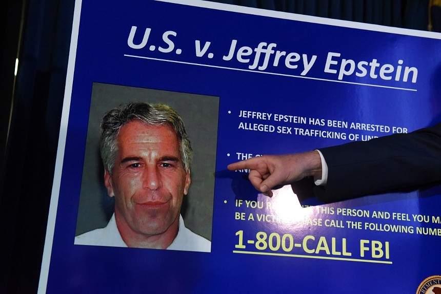 Prosecutors for the Southern District of New York announced charges against Jeffery Epstein on July 8, 2019. - PHOTO BY STEPHANIE KEITH/GETTY