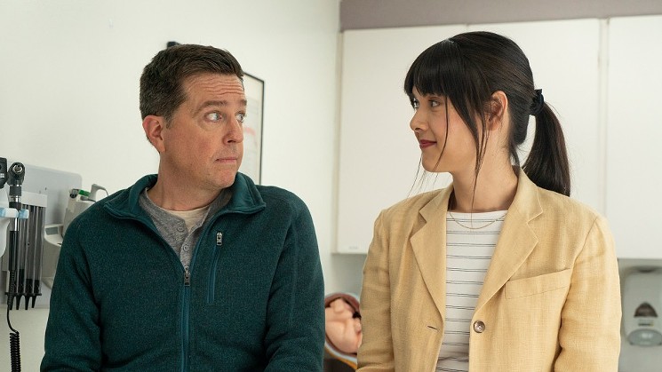 Ed Helms and Patti Harrison in Together Together. - PHOTO COURTESY OF SUNDANCE FILM FESTIVAL