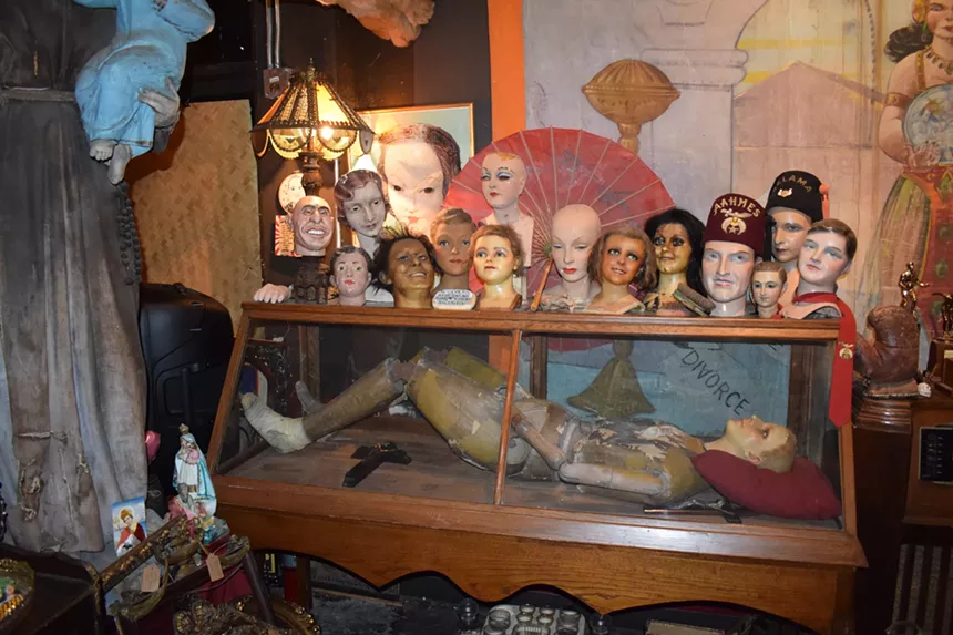 There's no definitive answer to exactly where Old Ghosts acquires objects for its catalog. - PHOTO BY NICHOLAS OLIVERA