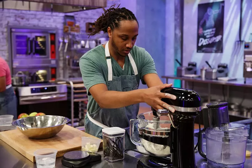 Miami-based chef Paul Allicock puts together a tropical-flavored pie in the season's first episode. - PHOTO COURTESY OF FOOD NETWORK