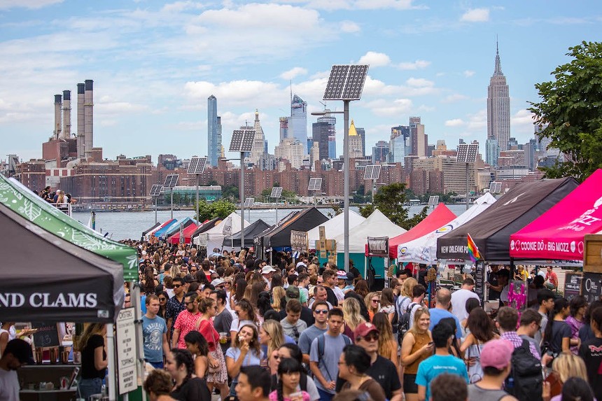 The open-air food market Smorgasburg, with locations in New York and Los Angeles, is coming to Miami. - PHOTO COURTESY OF SMORGASBURG