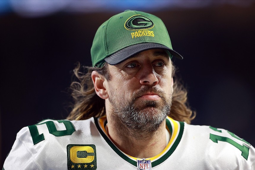 Aaron Rodgers - PHOTO BY DEL RIO/GETTY IMAGES