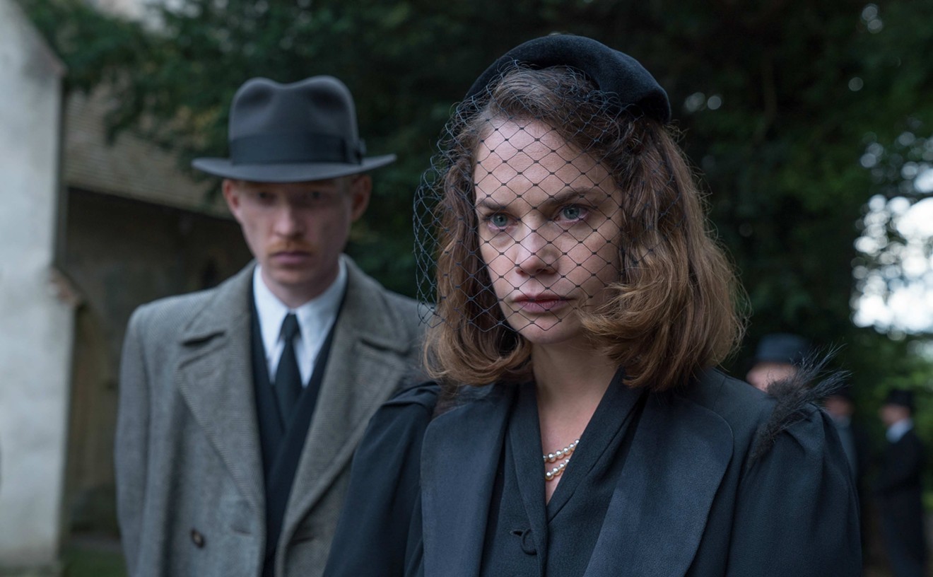 In  Lenny Abrahamson’s period drama The Little Stranger, Domhnall Gleeson (left) plays Faraday, a visiting doctor who is drawn to the Ayres family, particularly daughter Caroline (Ruth Wilson), a melancholy, standoffish introvert.