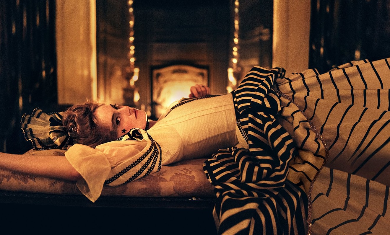 Academy Award winner Emma Stone plays the impoverished,  fallen-from-grace Abigail, the daughter of a one-time nobleman who lost her in a card game, in Yorgos Lanthimos’ The Favourite.